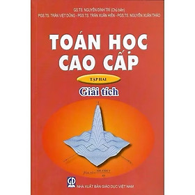 ￼Sách - Toán học cao cấp tập hai ( Giải tích )