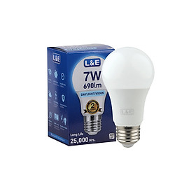 BÓNG ĐÈN LED BULB L&E#LED-Bulb-690LM/865/7W/E27 DAYLIGHT