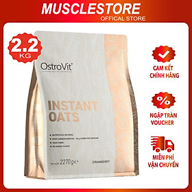 [Dạng Bột] Yến Mạch Uống Liền OstroVit Instant Oat Flakes, 2.27KG | 45 Liều dùng