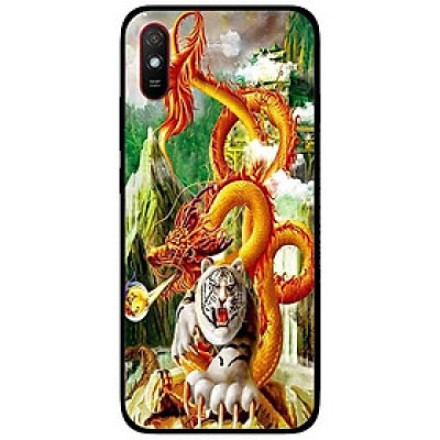 Ốp lưng dành cho Xiaomi Redmi 9 - Redmi 9A - mẫu Long Tranh Hỗ Đấu