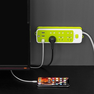 Dụng cụ và thiết bị tiện ích ổ cắm -Ổ cắm điện đa năng chống giật ,có 9 ổ cắm và 3 cổng sạc USB ,tự động ngắt khi quá tải ,sử dụng cho nhiều thiết bị cùng 1 lúc ,có lỗ treo tiện lợi 