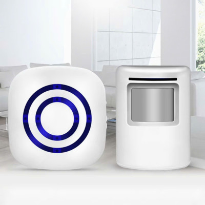 Chuônjg Cửja Bájo Khách Hồng Ngoại Không Dây 2IN1 - Cảm Biến Chống Trộjm Thông Minh Hiệu Quả , ĐÈN TRANG TRÍ