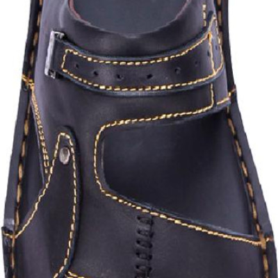 Dép Nam Quai Ngang Huy Hoàng HT7133 - Đen