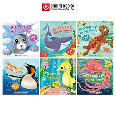 Sách - Truyện kể từ đại dương - Cho trẻ từ 3 tuổi - Combo 6 Cuốn - Đinh Tị Books