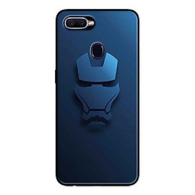 Ốp Lưng in cho Realme 2 Pro Mẫu Người Sắt Nền Xanh - Hàng Chính Hãng