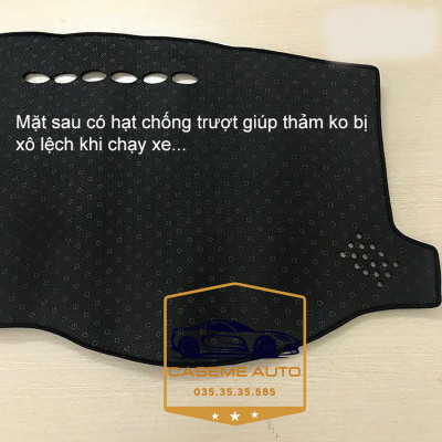 [VINFAST VF 8] Thảm Taplo 3 Lớp Dành Cho Xe VINFAST VF 8, Nhung Lông Cừu Và Da Vân Carbon Cao Cấp - Hàng Chính Hãng