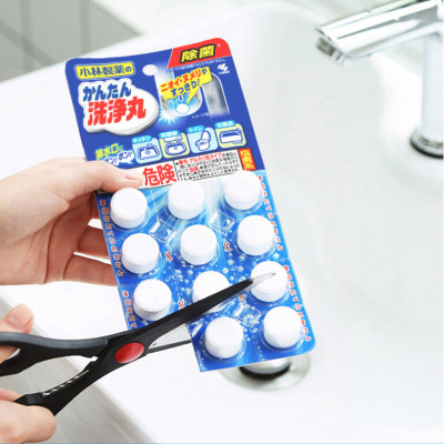 Viên nén sủi Kobayashi thông tắc đường ống, Toilet, bồn rửa Nhật Bản 12 Viên