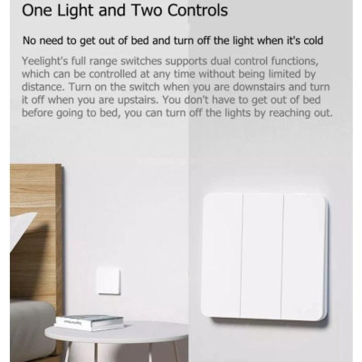 Công tắc tường dành cho đèn thông minh Yeelight - Hỗ trợ Slisaon - YLKG12YL / YLKG13YL / YLKG14Y