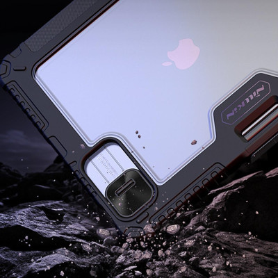 Bao da cho iPad Pro 11 inch M4 2024 / iPad Pro 13 inch M4 2024 Nillkin Bumper Leather Case Pro (Có khe cắm bút - Hàng chính hãng