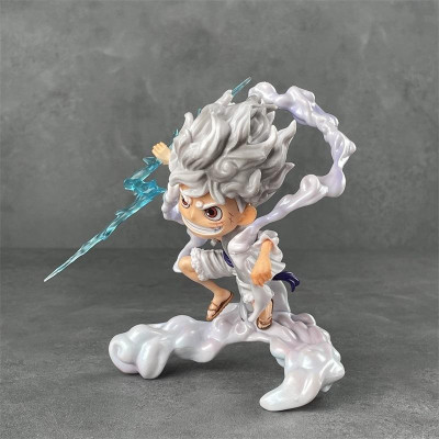 Mô Hình Luffy Gear 5 Bản Có Vũ Khí 16Cm Mô hình One Piece Cao Cấp, Figure Mô Hình Anmie One Piece Luffy Vua Hải Tặc
