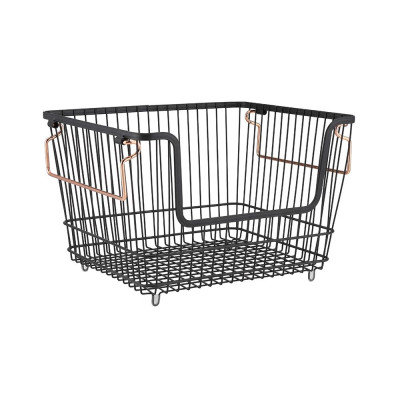 Giỏ Đựng Đồ Sắt ANNEL Màu Đen|Index Living Mall| Nội Thất Thái Lan