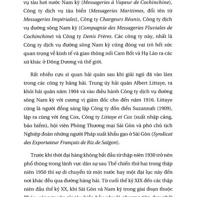Lịch Sử Doang Nghiệp Và Công Nghiệp Ở Sài Gòn Và Nam Kỳ Từ Giữa Thế Kỷ Xix Đến Năm 1945