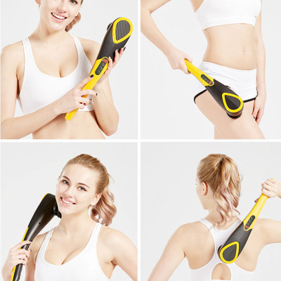 Máy massage cầm tay cán tay dài pin sạc Puli PL-621DC3 - 5 chế độ, 5 đầu mát xa