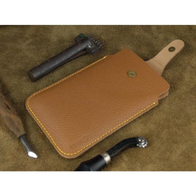 Bao Da Rút Nút Cài cho Note 10 plus, Note20 Ultra, S22 Plus.... Da Bò Hạt