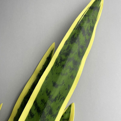 Cành lưỡi hổ giả cao cấp có 3 kích thước - Size từ 66cm đến 73cm - Cây giả, hoa lụa Decor trang trí nhà cửa