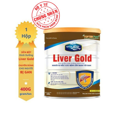 Sữa dinh dưỡng cho gan ,mát gan giải độc liver gold 800g topten milk