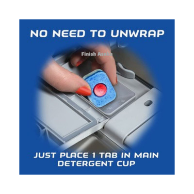 Viên rửa bát Finish All in 1 Max Túi 48 Viên, Hương Chanh - Chính Hãng.