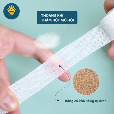 COMBO 2 CUỘN Băng vải quấn bảo vệ ngón chân giảm ma sát, chống chai sần khi mang giày - Giao Màu Ngẫu Nhiên