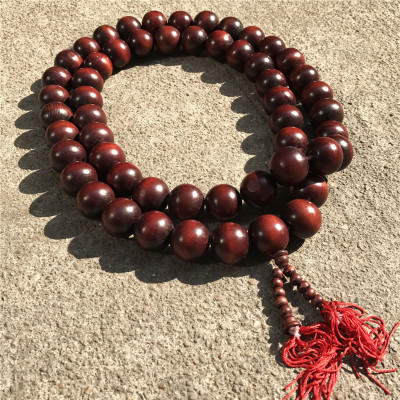 Tràng hạt Đại Phật châu, gỗ Mahogany Ấn độ, món quà vô cùng ý nghĩa cho các Phật tử.
