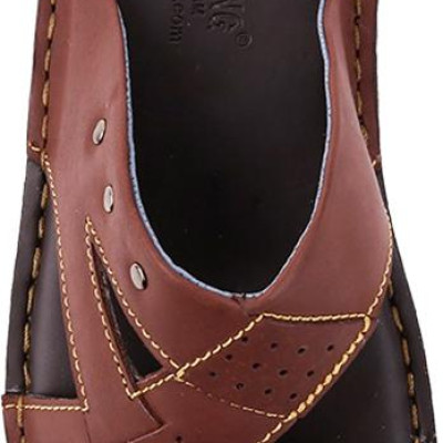 Dép Nam Quai Ngang Huy Hoàng HT7137 - Nâu