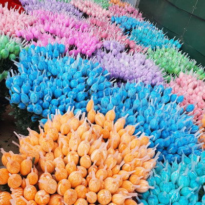 Nước Màu Nhuộm Hoa Tươi Màu Cam Israel (Chai 1 Lít) Color Sodium For Fresh Flowers