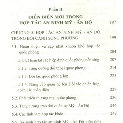 Hợp Tác An Ninh Của Mỹ Với Ấn Độ Trong Bối Cảnh Mới (Sách chuyên khảo)