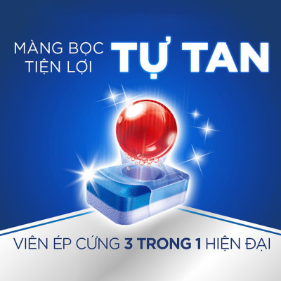 Viên rửa bát Finish All in 1 Max 94 viên chanh