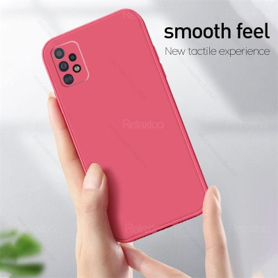 Ốp Lưng Dành Cho Samsung Galaxy A03s , A13 , A23 , A53 , A73 Silicone Dẻo Lót Nhung Nỉ Chống Sốc chống bẩn hạn chế bám vân tay - Hàng Nhập Khẩu