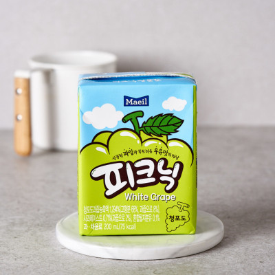 Combo 6 Hộp Nước Trái Cây Vị Nho Maeil Hàn Quốc 200ml/hộp