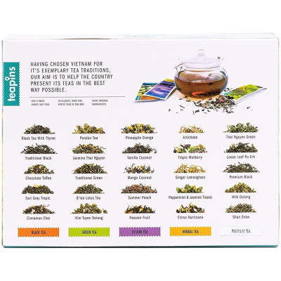 Bộ Sưu Tập Trà Vietnam Delights 25 - Teapins (Vietnam Delights 25 Loose Leaf Tea Collection )