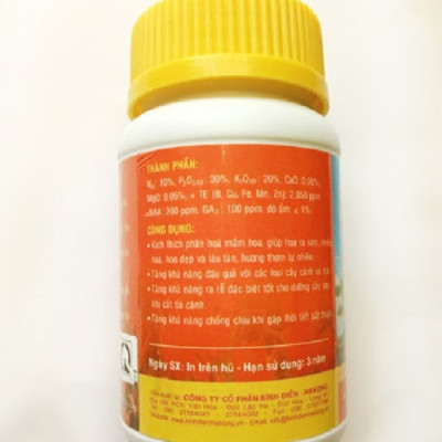 Phân bón Đầu trâu 701 giúp TẠO MẦM HOA - KÍCH THÍCH RA HOA TẬP TRUNG hộp 400g