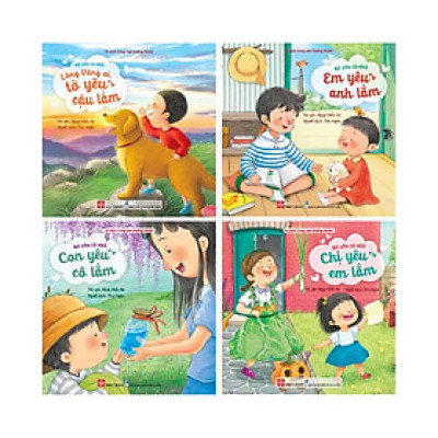 Combo: Bé yêu cả nhà (4 tập) - 2024