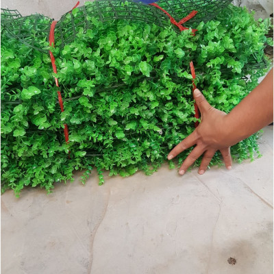 Thảm cỏ xoong, tai chuột giả - Kích thước 40 x 60 cm - Cây giả, hoa lụa Decor trang trí nhà cửa