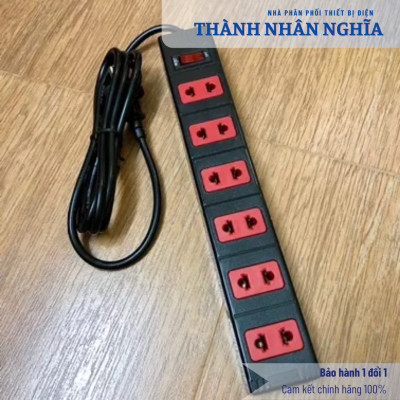 Ổ cắm Điện Quang ECO ĐQ ESK 62ECO (6 lỗ 2 chấu)