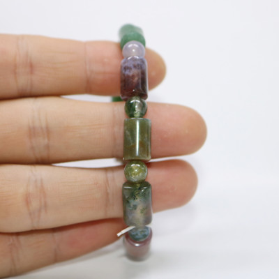 Vòng Tay Đá Mã Não Đốt Trúc - Vòng tay phong thủy - Lắc tay đá phong thủy - Mang lại may mắn