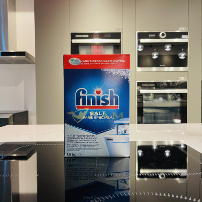 Combo Gel rửa bát Finish Classic 1.5l + Muối Finish 1.5kg + Nước làm bóng Finish 400ml hương chanh