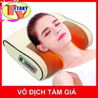 Gối massage hồng ngoại đa năng giảm nhức mỏi cổ vai gáy 