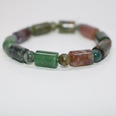 Vòng Tay Đá Mã Não Đốt Trúc - Vòng tay phong thủy - Lắc tay đá phong thủy - Mang lại may mắn