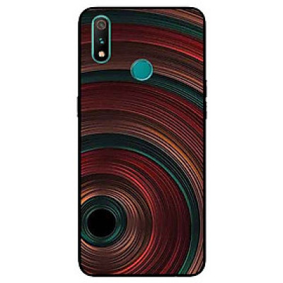 Ốp Lưng in cho Realme 3 Pro Mẫu Họa Tiết Hình Tròn - Hàng Chính Hãng