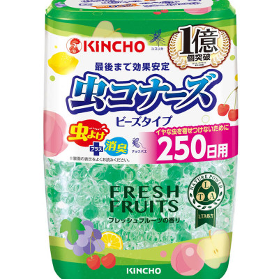 [Tặng Quà] Combo 2 Hộp Làm Thơm Phòng Và Đuổi Muỗi Dạng Hạt 250 Ngày Hương Trái Cây, Hoa Rừng Kincho Nhật Bản (360g/Hộp)