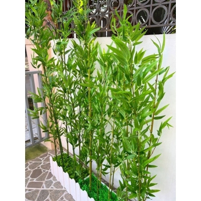 Cành trúc giả Cây trúc giả xịn nhiều lá - Size từ 120cm đến 200cm - Cây giả, hoa lụa Decor trang trí nhà cửa