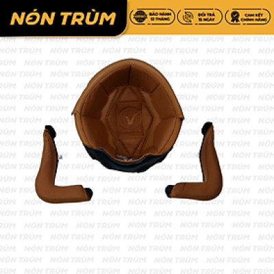 Lót thay mũ bảo hiểm 3/4 Royal M20C gồm 1 lót và 2 ốp tai phiên bản mới