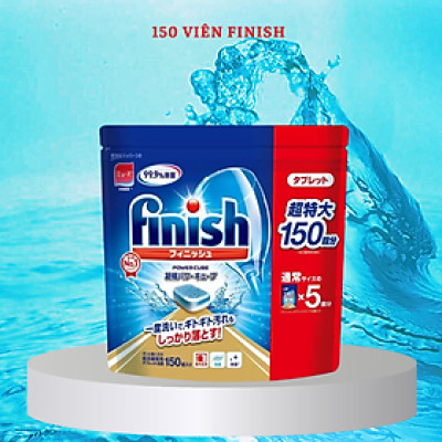 Combo 2 túi viên rửa bát Finish Quantum Max 100 viên (100*2=200 viên)