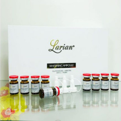 Hộp 10 lọ Tế bào gốc mờ thâm, giảm nám Larian (Larian whitening Ampoule)