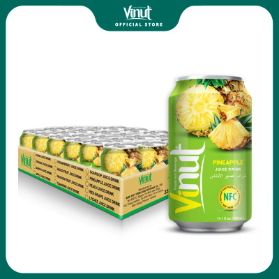 Khay 24 Lon Nước Ép Thơm Vinut 330ml
