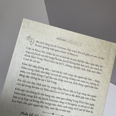 ĐỒNG MA TIÊU ĐIỀU– Ransom Riggs - Đoàn Thị Thanh Mai - NXB Văn học – Nhã Nam