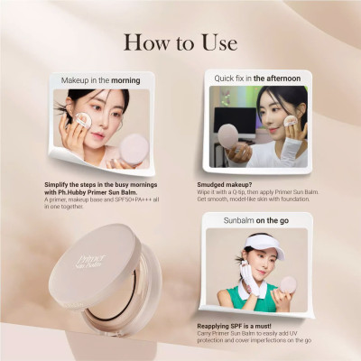 Kem lót chống nắng Ph Hubby Primer Sun Balm SPF50+ PA+++ 15g