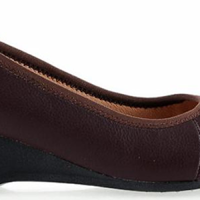 Giày Nữ Da Dò 3 Phân Huy Hoàng HT7940 - Nâu Đất