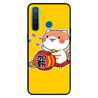 Ốp Lưng in cho Realme 5 Pro / Realme Q Mẫu Mèo May Mắn 6 - Hàng Chính Hãng