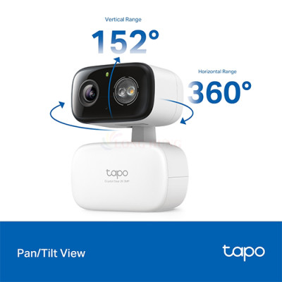 Camera trong nhà/ngoài trời TP-Link Tapo Pan/Tilt Indoor/Outdoor Home Security 3MP 2K C216 - Hàng chính hãng
